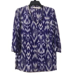 Chico’s Size 1 Purple Shirt